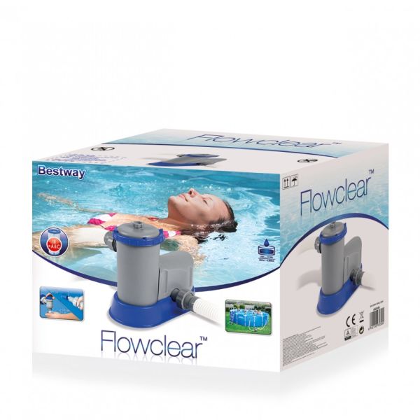 Bestway Filter Pump 1500Gal-POOL ACCESSORIES-Bestway-