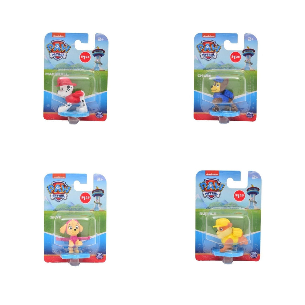 Paw Patrol Figure Mini Asst. Cdu Value(Assorted - Includes 1)-Action Figures-Paw Patrol-681147036093