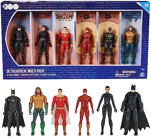 Dc Universe Fig 4" Wb 100Th Theatrical Multipack-Action Figures-DC Universe-