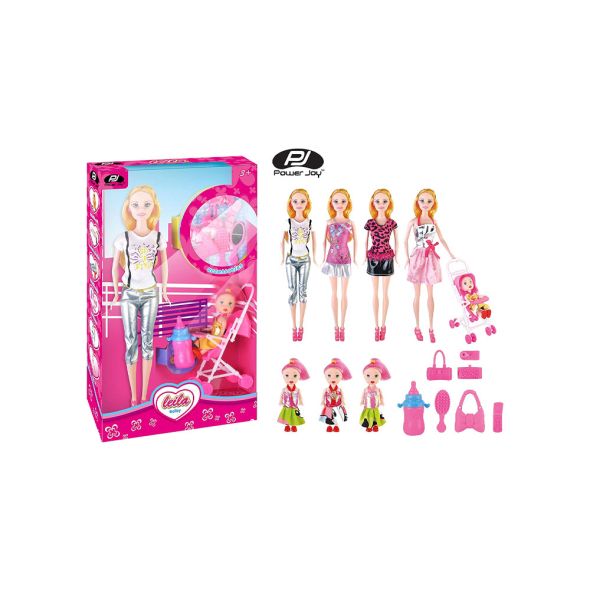 P.Joy Leila Trolley Set 3In1-Dolls & Accessories-P.JOY-6291061133484