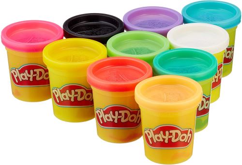 Play-Doh – 10 Pots De Pate A Modeler - Couleurs Multiples - 53 G Chacun-HASBRO LICENSED PLAYDOH