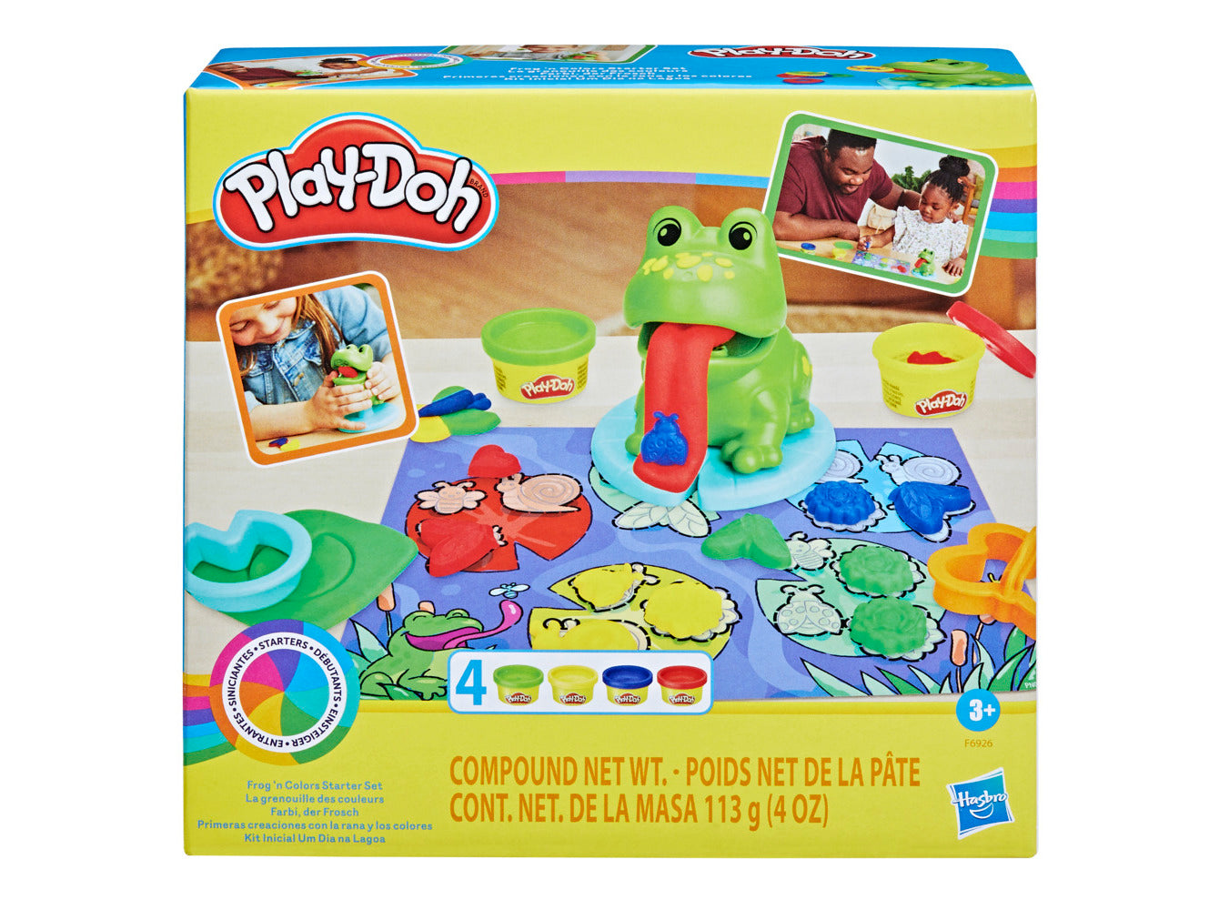 Um Dia Na Lagoa Play-Doh Kit Iniciantes-HASBRO LICENSED PLAYDOH