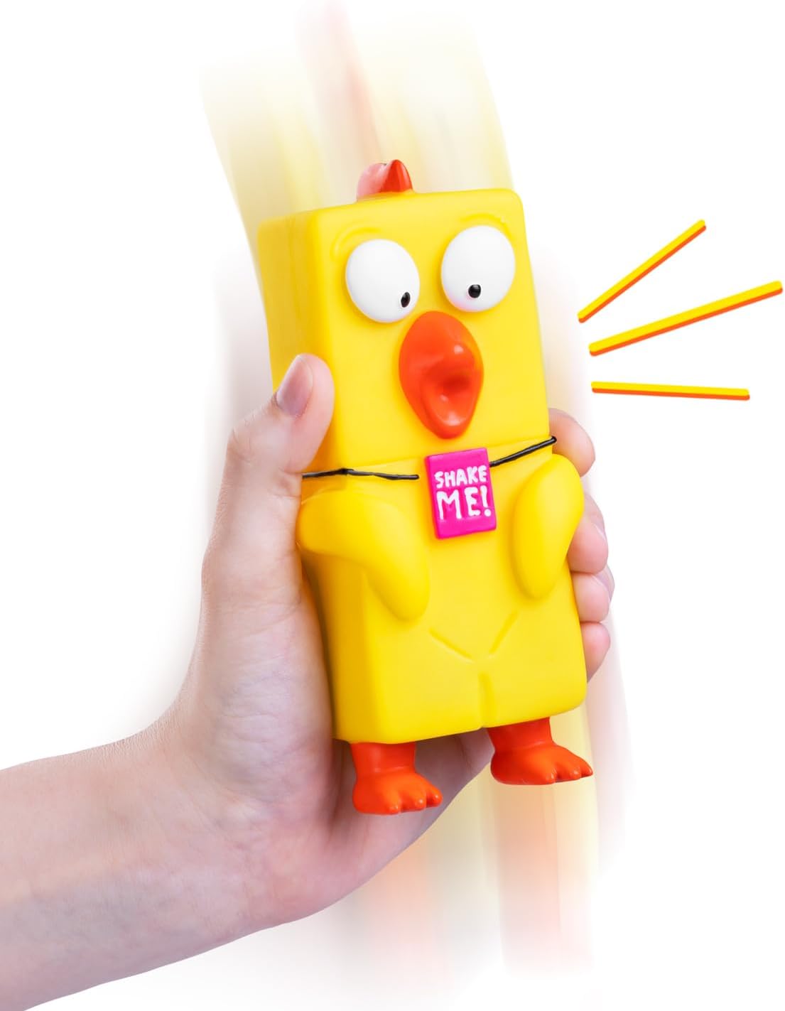 Animolds Shake Me Chicken
comes in 6 colors, shake to hear sound like a horn
Shake it to have fun or to prank!