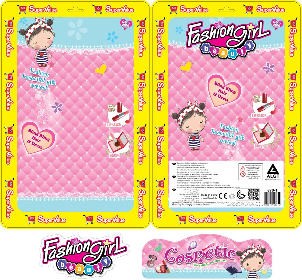Supervalue Fashion Girl 3Asst