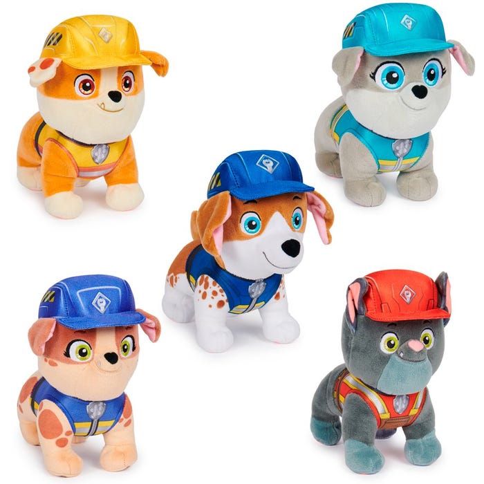 Rubble & Crew Basic Plush Asst. CDU(Assorted - Includes 1)-ACTION FIGURES & PLAYSETS-Rubble & Crew-681147020061