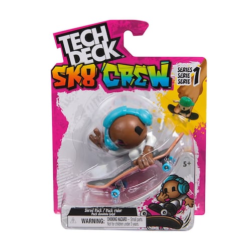 Tech Deck 96MM Single SK8 Crew Asst(Assorted - Includes 1)-ACTION FIGURES & PLAYSETS-Tech Deck-681147034648