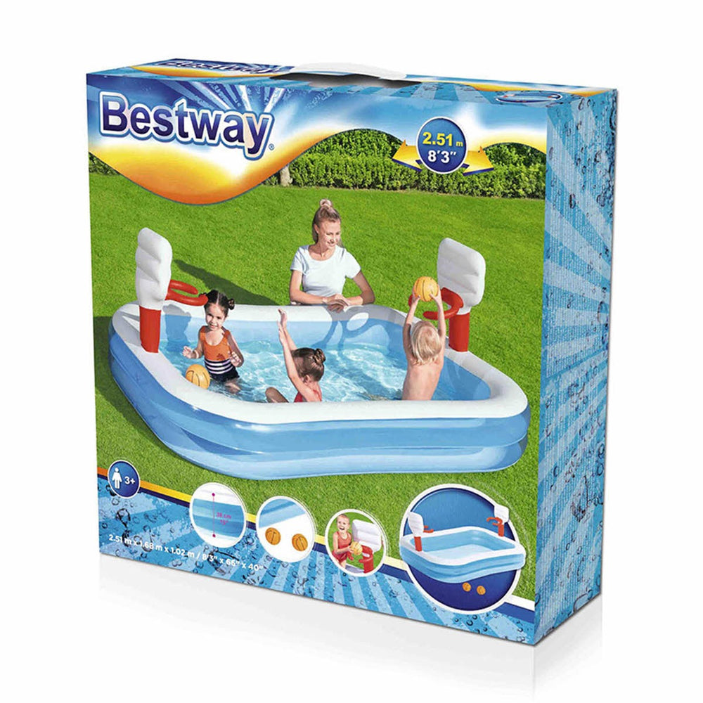 Bestway Play Pool Basketball 251X168X102-Bestway