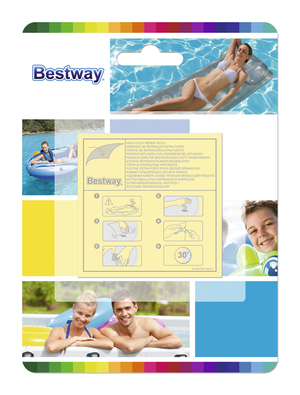 Bestway Heavyduty Repair Patch 65X65-Bestway