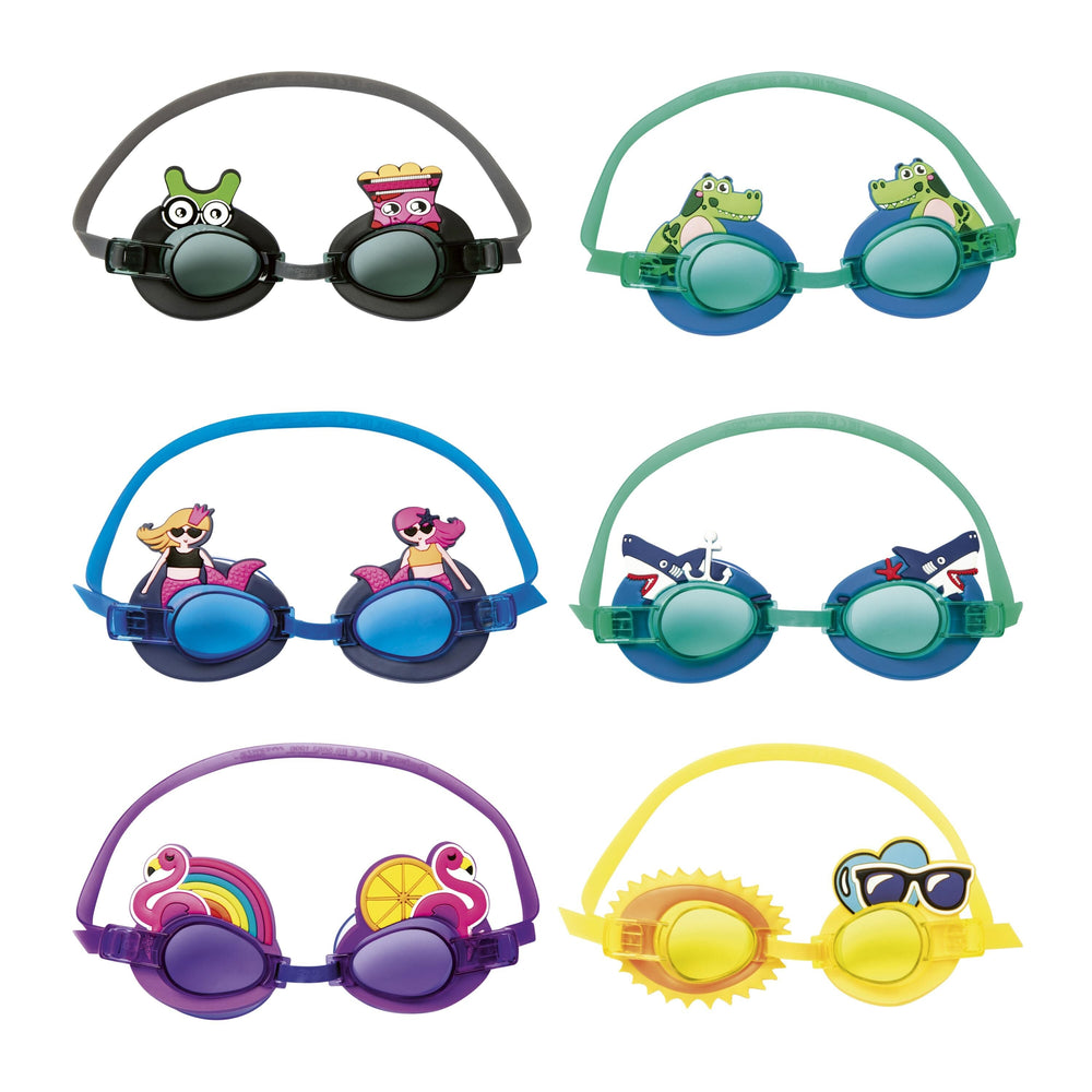 Bestway Goggles Character(Assorted - Includes 1) - SWIMMING GOGGLES - Bestway - Shop in Bahrain