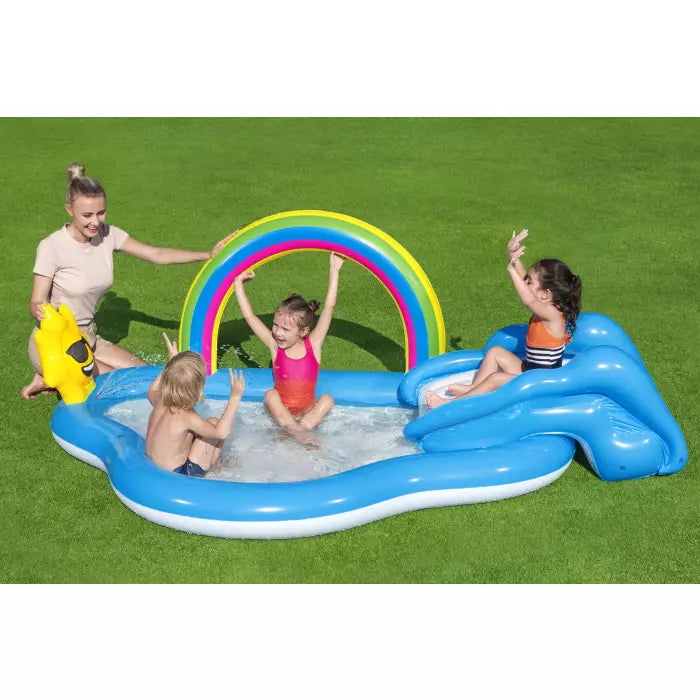 Bestway Playcenter Rainbow&Pool 257X145X91-INFLATABLE POOL-Bestway-