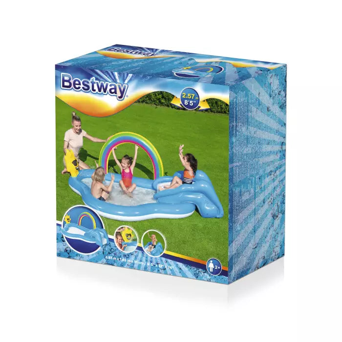 Bestway Playcenter Rainbow&Pool 257X145X91-INFLATABLE POOL-Bestway-