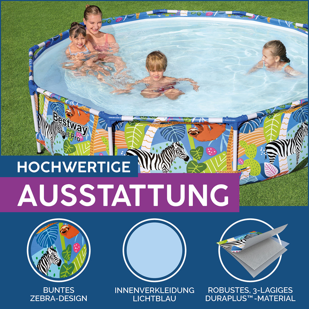 Bestway Pool Steelpro Safari 305X66Cm-SWIMMING POOL-Bestway-