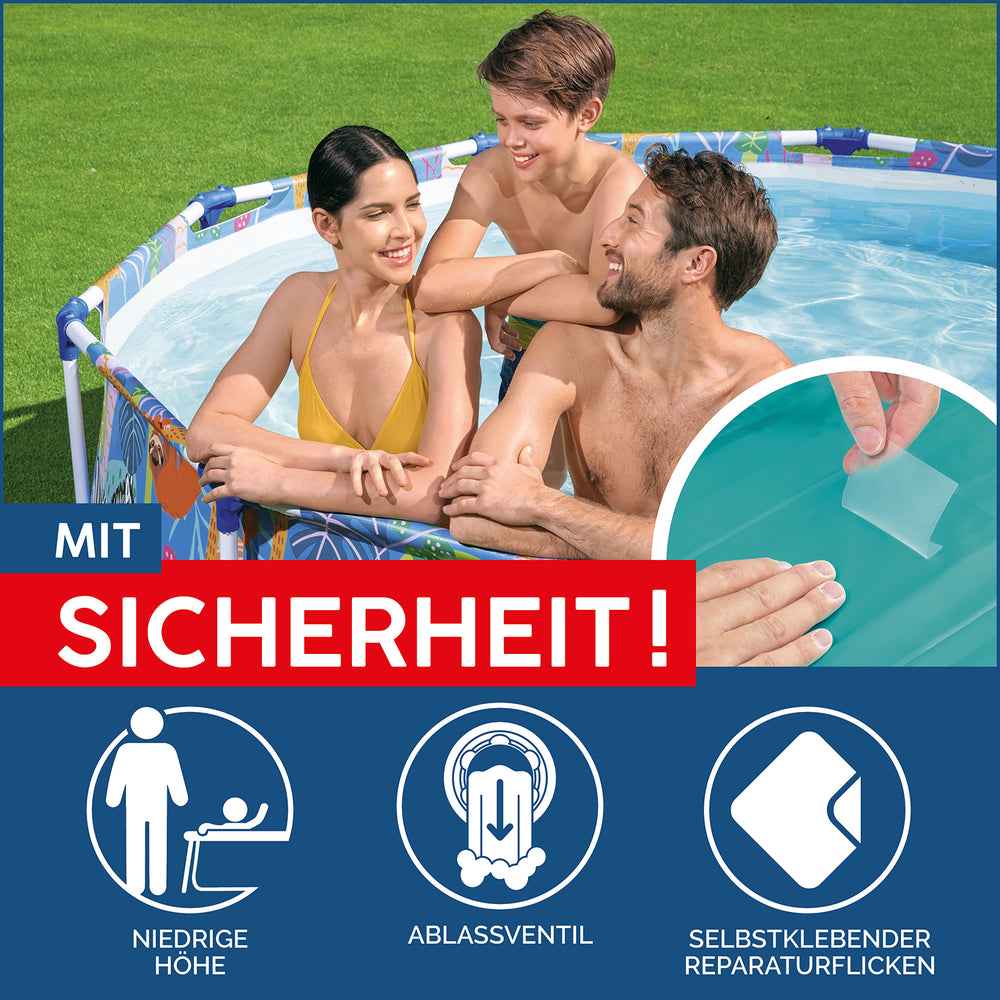 Bestway Pool Steelpro Safari 305X66Cm-SWIMMING POOL-Bestway-