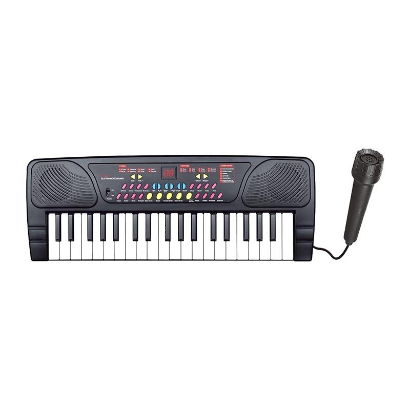 P.Joy Music Keyboard 24Keys W/Mic B/O-GIFTS & NOVELTIES-P.JOY-