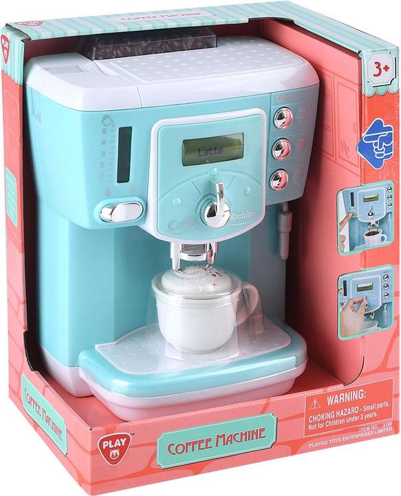 PLAYGO COFFEE MACHINE B/O (BLUE) * by Play Go for kids - toys