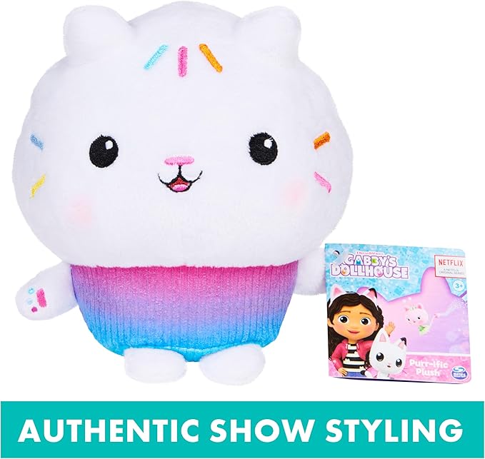 Gabbys D.House Plush Cakey Cat 7-Dolls & Accessories-UNIVRP-6291061134078