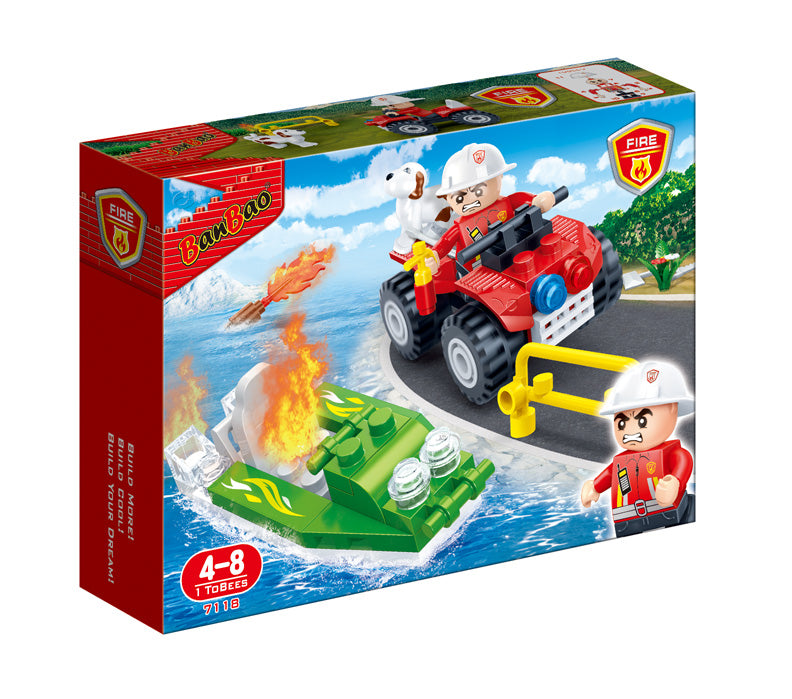 Banbao Fire Series 62Pcs 7118-BANBAO