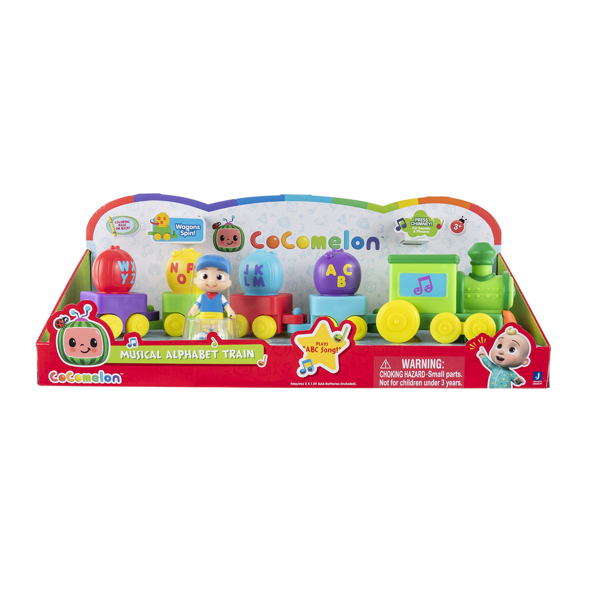 Cocomelon Deluxe Vehicle Alphabet Train