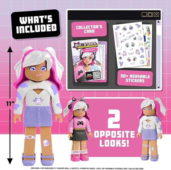 Avastars Core Doll 2.0 - Pink Playz-Dolls & Accessories-Wow Wee-771171126034