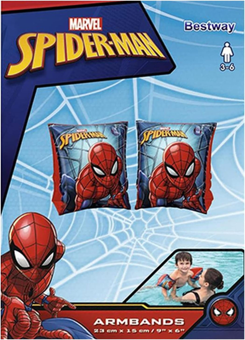 Bestway Spiderman Armband 23X15Cm-Bestway