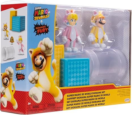 Nintendo 2.5" 3D World Diorama set-ACTION FIGURES & PLAYSETS-World of Nintendo-192995424340