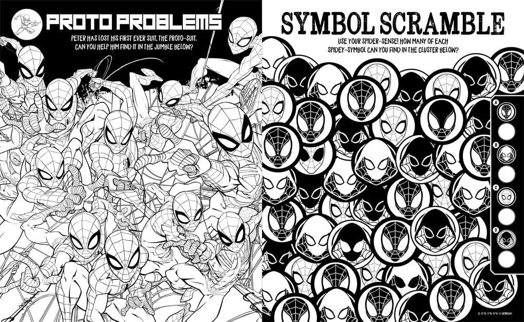 Marvel Spider-Man: Search & Find Colouring-Marvel Spider-9781803684536