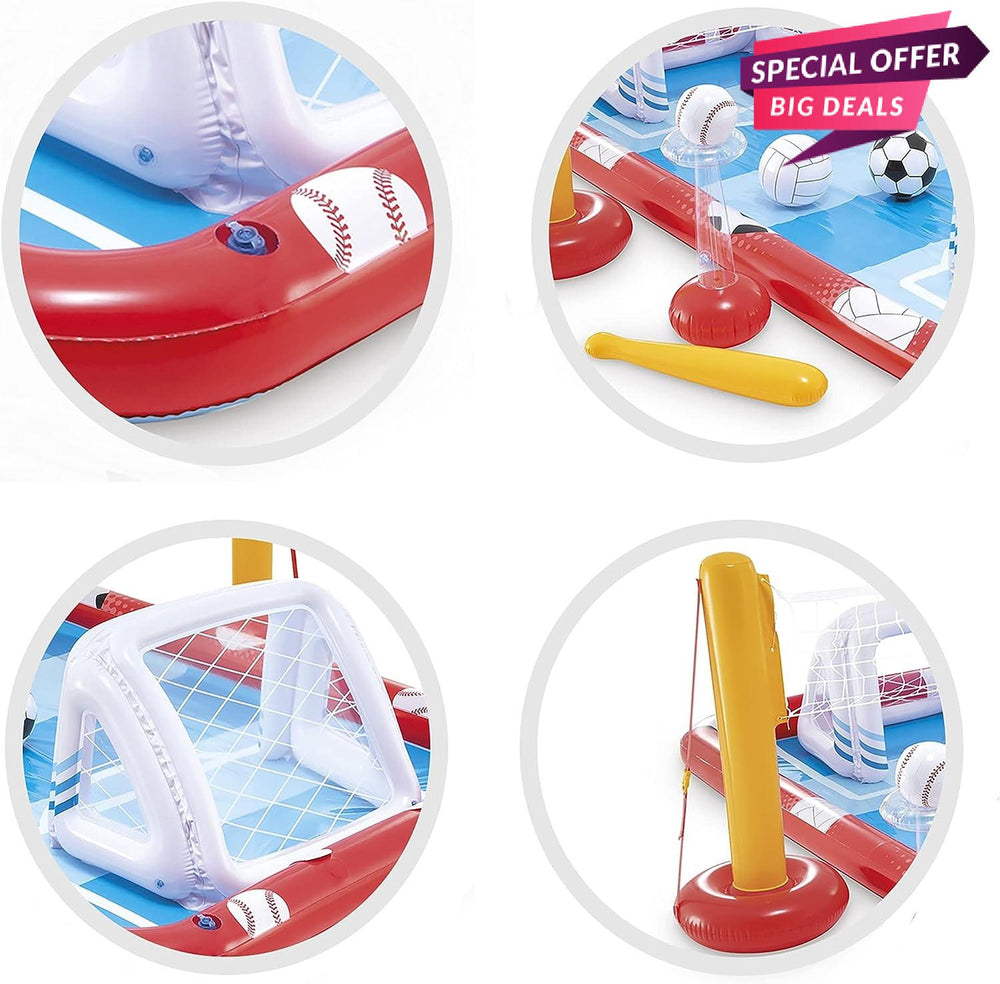 Intex Multisport Inflatable Play Center 325 X 267 X 102 Cm Multicolor 325 X 267 X 102 Cm-INTEX