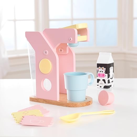 Kidkraft Coffee Set - Pastel-Dolls & Accessories-Kidkraft-