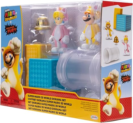 Nintendo 2.5" 3D World Diorama set-ACTION FIGURES & PLAYSETS-World of Nintendo-192995424340