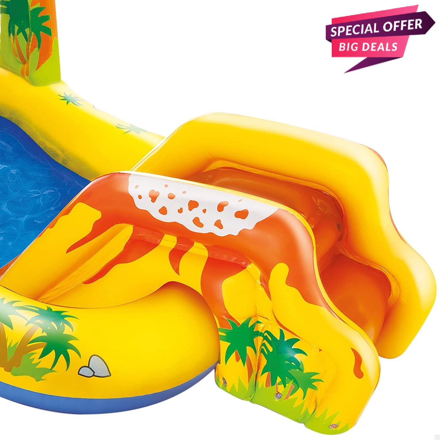 Intex Children'S Dinosaur Paddling Pool & Play Centre | Intex Paddling Pool-INTEX