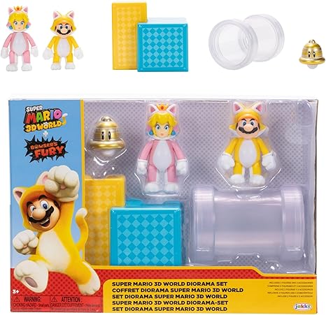 Nintendo 2.5" 3D World Diorama set-ACTION FIGURES & PLAYSETS-World of Nintendo-192995424340