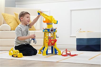 Rubble & Crew Bark Yard Crane Tower-ACTION FIGURES & PLAYSETS-Rubble & Crew-778988486221