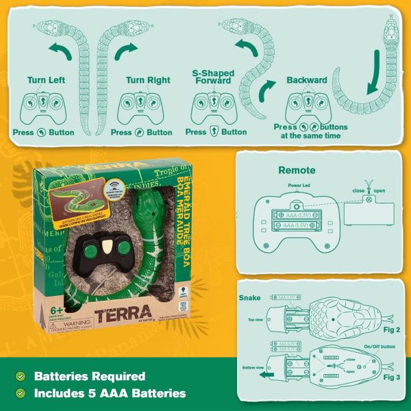 Rc Snake (Green)-Cars & Vehicles-Terra-62243412859