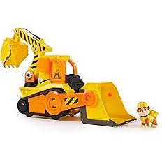 Rubble & Crew Dlx Rubble Bulldozer-ACTION FIGURES & PLAYSETS-Rubble & Crew-778988496275