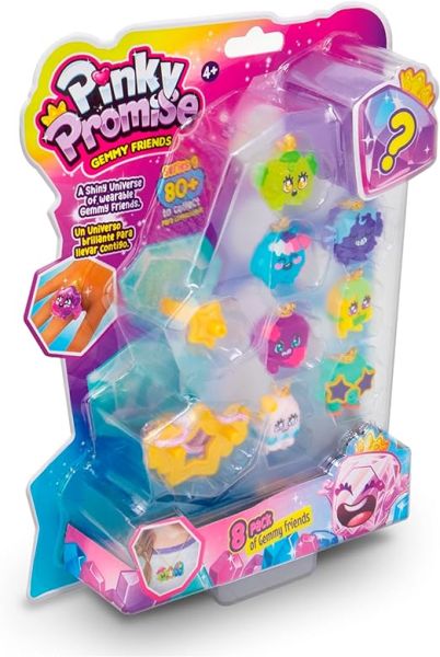 Pinky Promise Gemmy Friends Blister 8Pack-Dolls & Accessories-Pinky Promise-