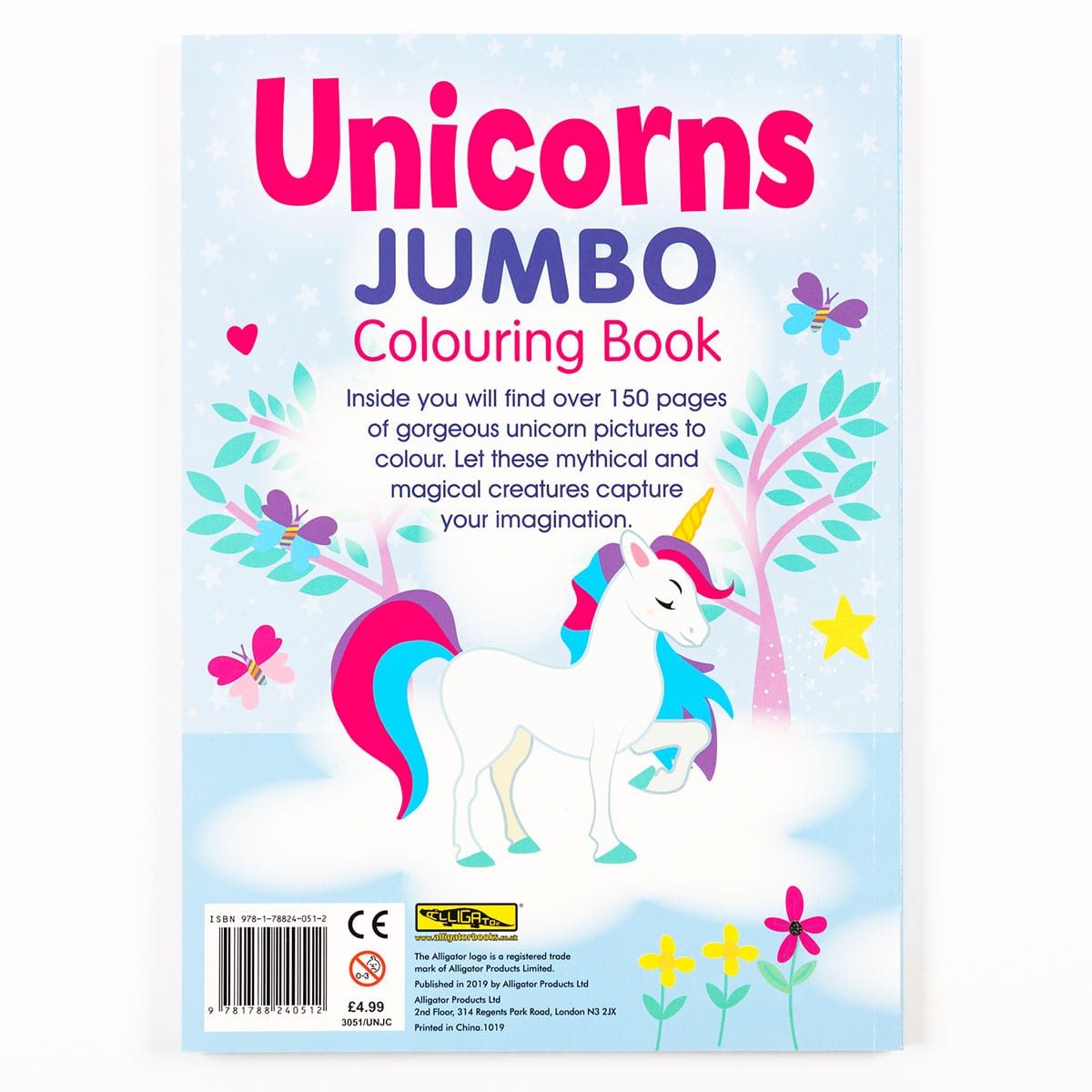 Unjc Unicorns Jumbo Colouring Book-Shubaik Lubaik