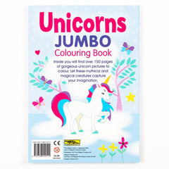 Unjc Unicorns Jumbo Colouring Book-Shubaik Lubaik