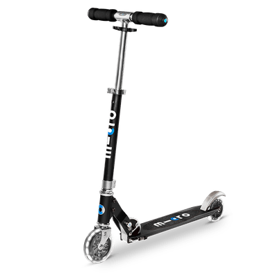 Micro Sprite Black Led-Ride-On & Scooters-Micro-7630053543570