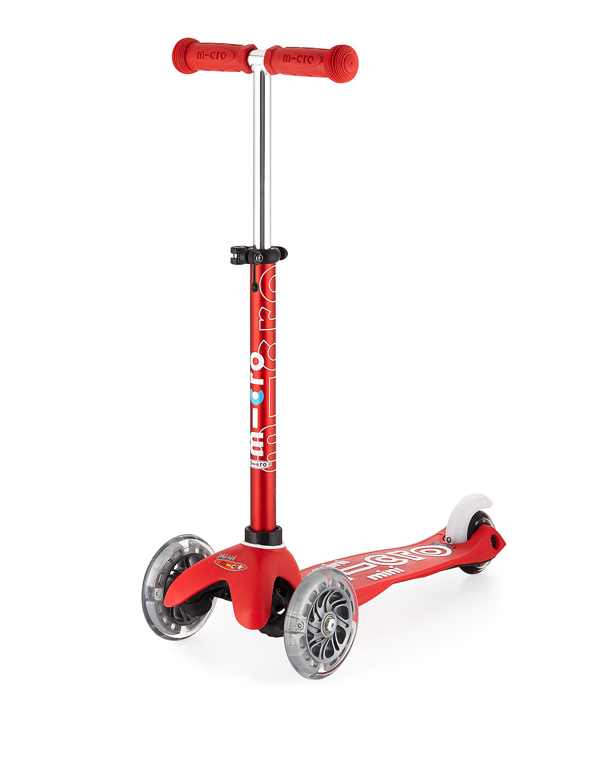 Mini Micro Deluxe Red(Led)-Ride-On & Scooters-Micro-7640170574227