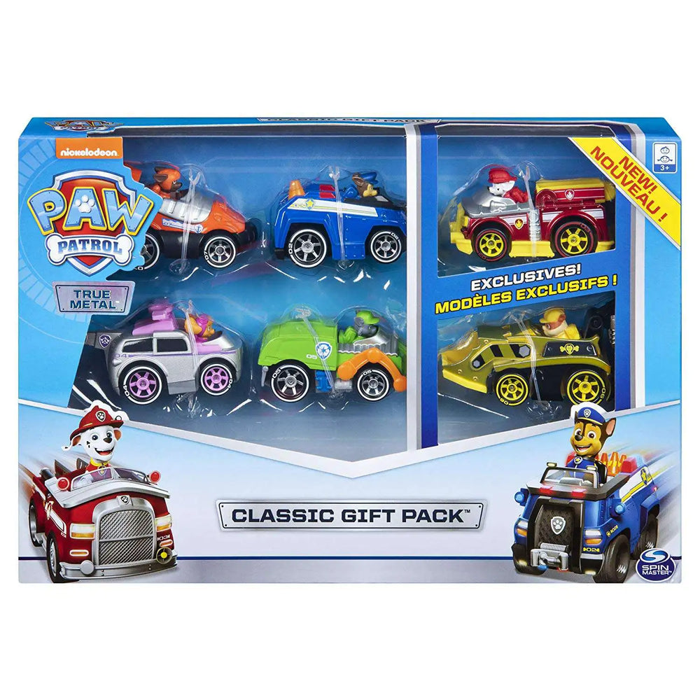 Paw Paw Patrol Die-Cast Vehicle Gift Set-ACTION FIGURES & PLAYSETS-Paw Patrol-