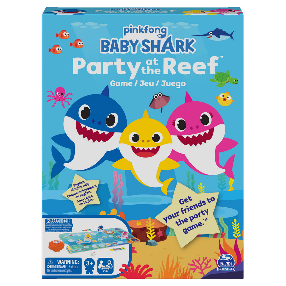 Game Baby Shark Party At The Reef by Spin Master Games for kids - educational