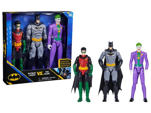 Dc Batman Fig 12" 3- Pack by DC Batman for kids - toys