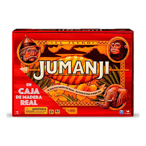 Game Jumanji Wood Case-Spin Master Games-778988361849