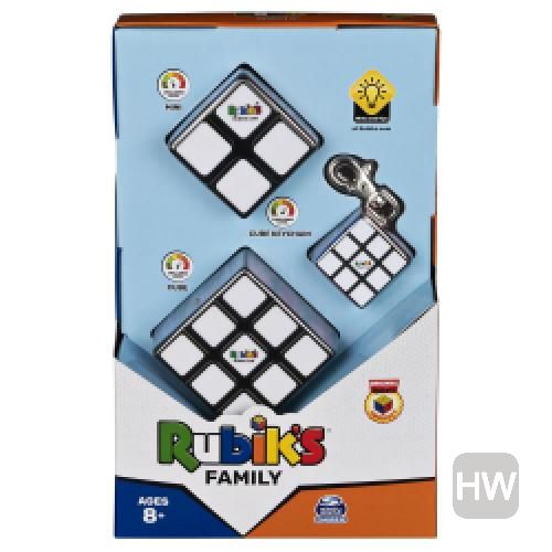 Rubik'S Family Pack (Cube/Keychain/Mini)-Rubiks-778988420041