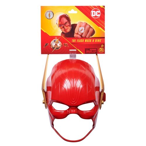 Dc Flash Movie Mask & Ring-ACTION FIGURES & PLAYSETS-DC The Flash-778988436059