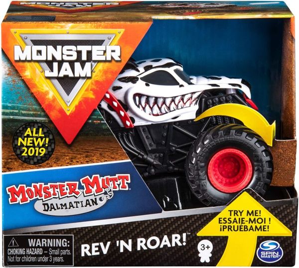 Monster Jam 1:43 Rev & Roar Truck (Assorted - Includes 1)-Cars & Vehicles-Monster Jam-
