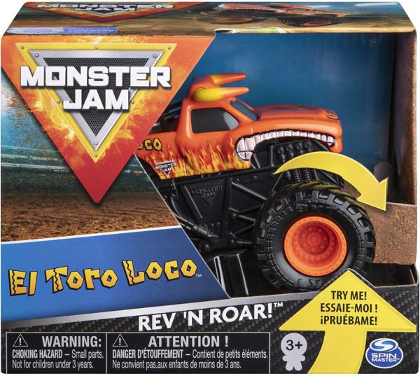 Monster Jam 1:43 Rev & Roar Truck (Assorted - Includes 1)-Cars & Vehicles-Monster Jam-