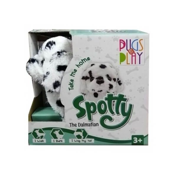 Pugs At Play - Spotty Walking Dog-PUGS at PLAY