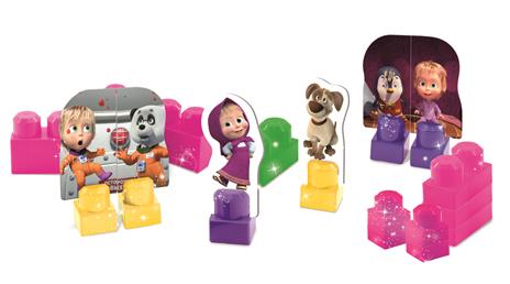 MASHA BACKPACK WITH BABY BLOCKS