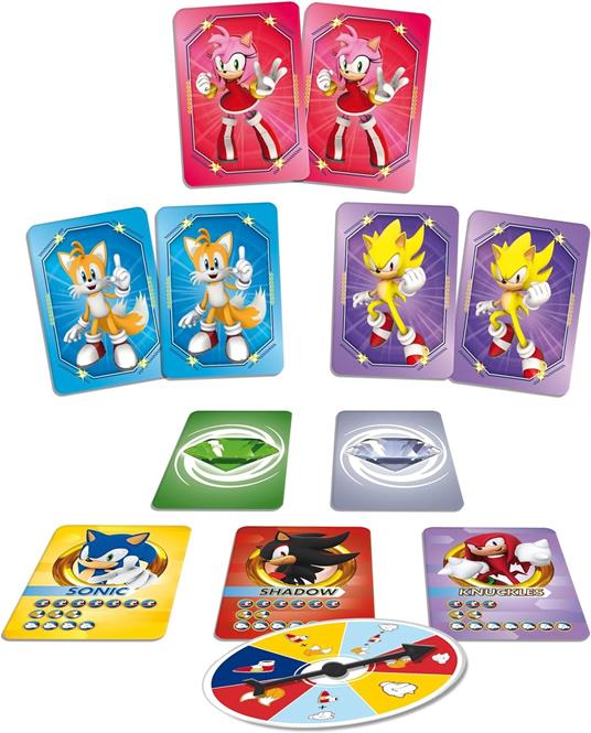 SONIC BACKPACK 2 IN 1 CARD GAMES